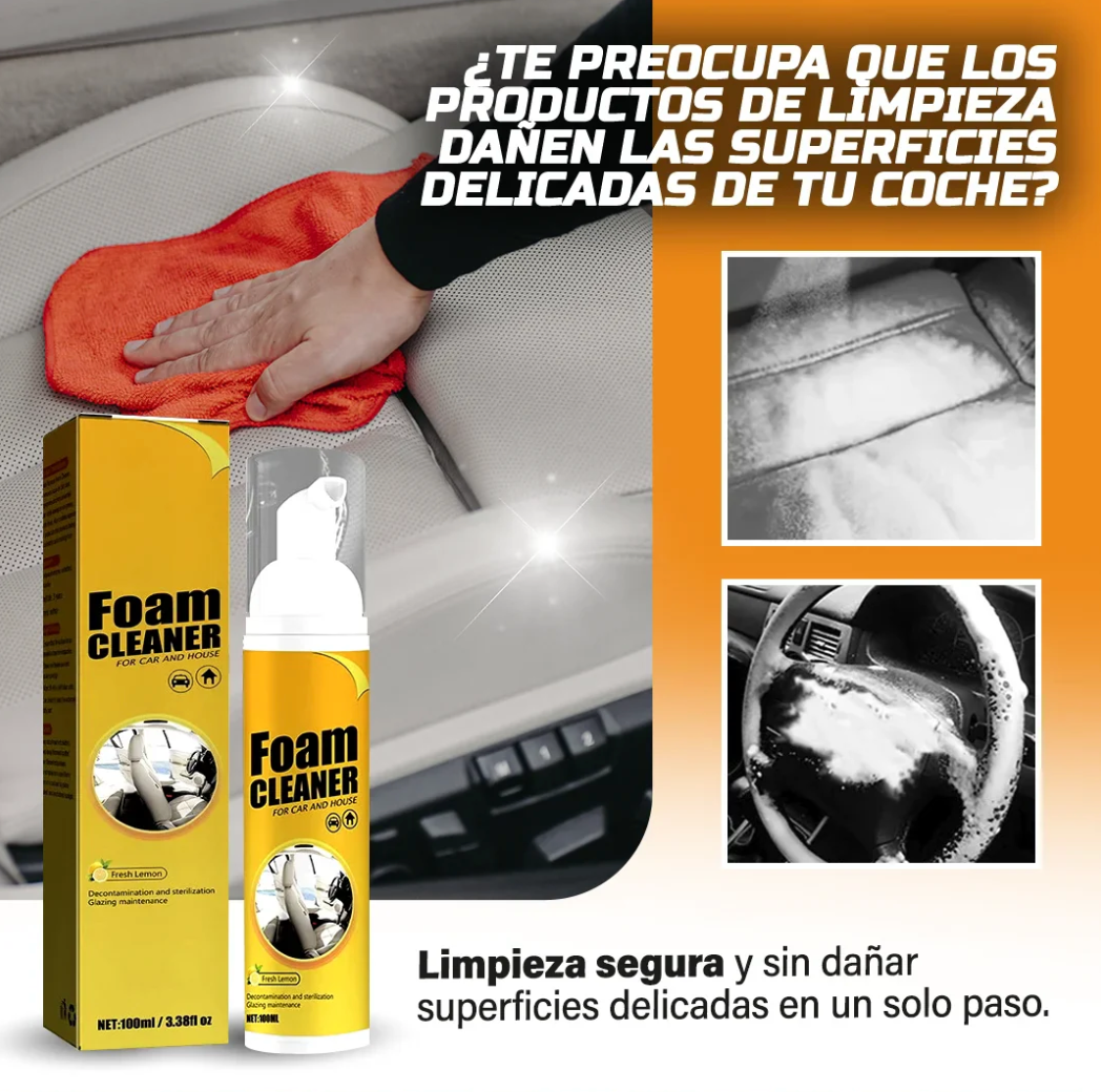 2 unidades de Foam Cleaner Espuma Limpiadora